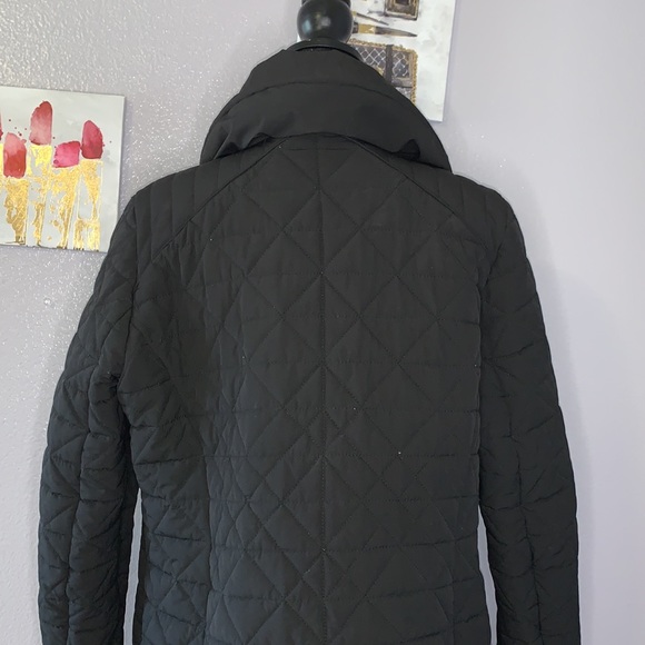 Marc New York Andrew Marc black puffer coat with hood - Picture 6 of 9